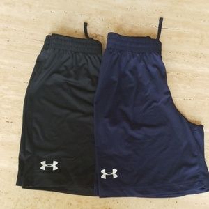 2 pair boys Under Armour shorts